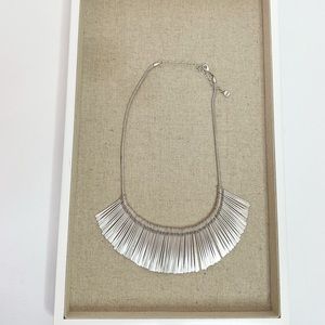 Stella & Dot Silver Essential Fringe Necklace